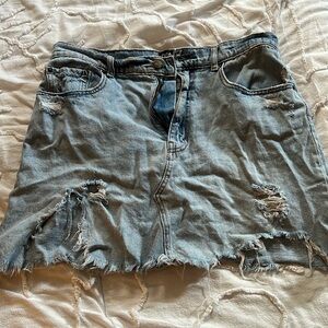 Denim skirt